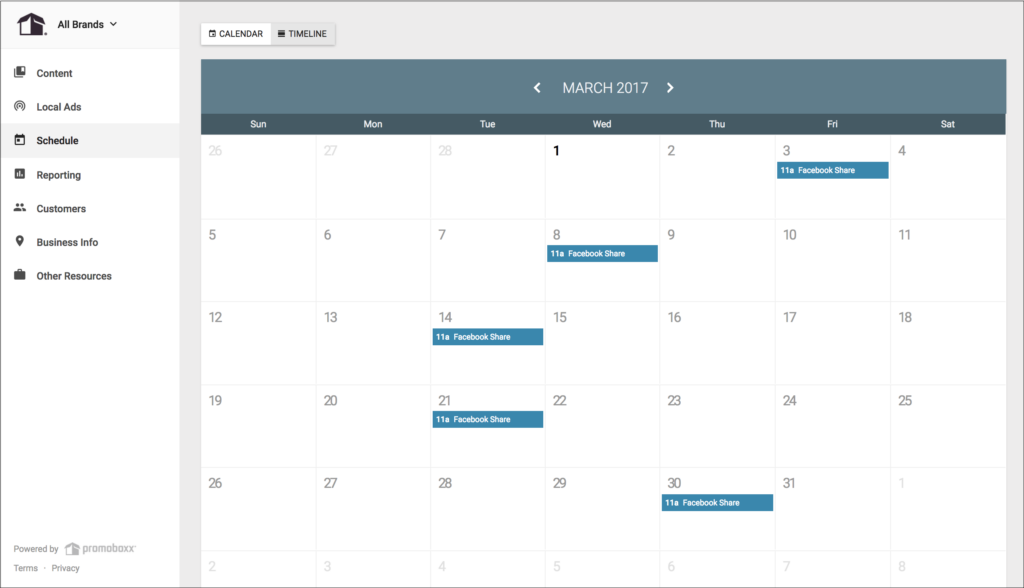 Calendar Schedule